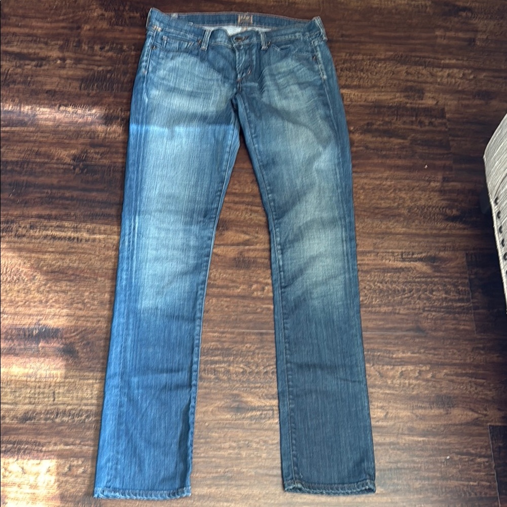 Citizens Of Humanity Blue Straight Leg Jeans